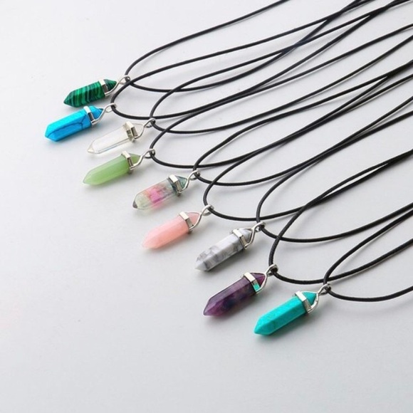 ⭐️ 5 for $25 Howlite Natural Gem Stone Necklace - Picture 3 of 6